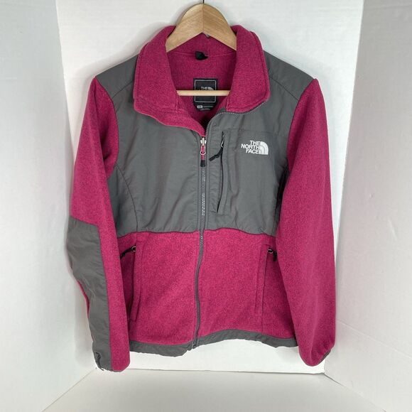 The North Face Women’s Thermal Full Zip Jacket, Medium, Pink & Gray, Polartec - Picture 1 of 8
